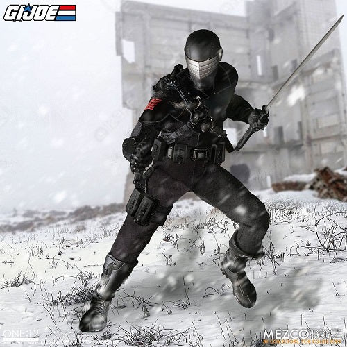 Mezco - GI Joe - THE ONE:12 Collection - Snake Eyes (1/12) (Deluxe Edition) (Light-Up Action Figure)