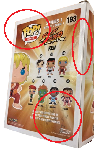 Funko POP! - Spiele - Street Fighter - Ken 193 (DMG)