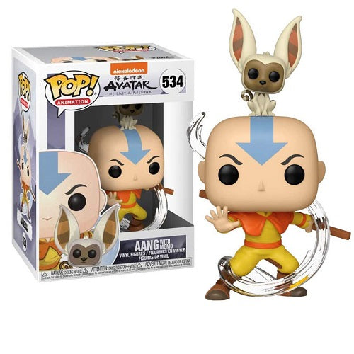 Funko POP! - Animation - Avatar : The Last Airbender - Aang with Momo 534