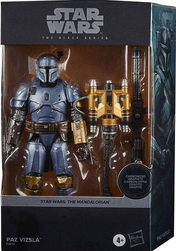 Hasbro - Star Wars - Black Series - Star Wars - The Mandalorian - Paz Vizsla (Deluxe) (Carbonized)