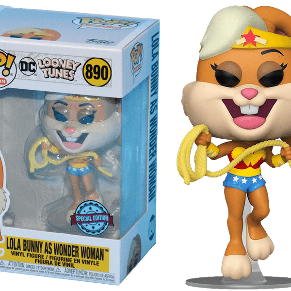 Funko POP Animation Looney Tunes Lola Bunny as Wonder Woman 890